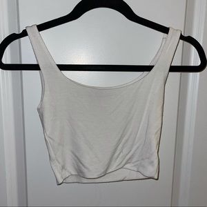 White Kendall & Kylie Crop Top